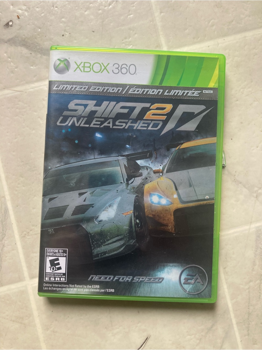 Shift 2 Unleashed Xbox 360 with Manual